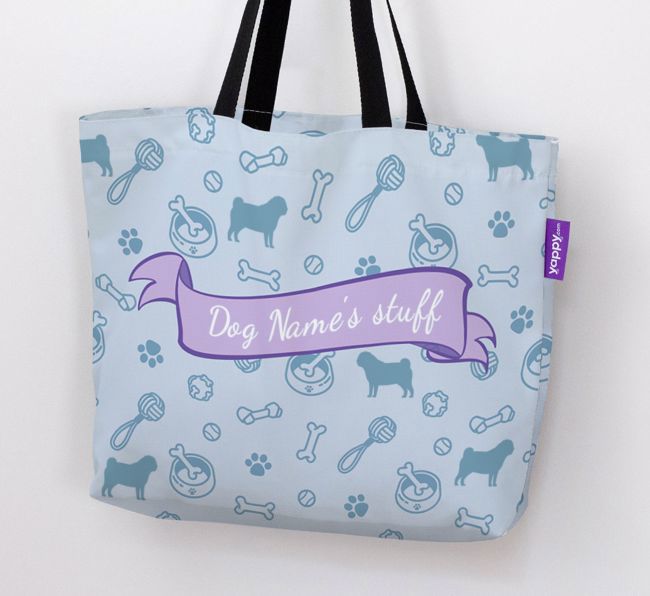 '{dogsName}'s Stuff' Canvas Bag